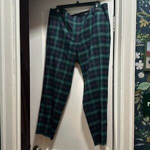 J. Crew Plaid City Fit Skimmer Pant - 12